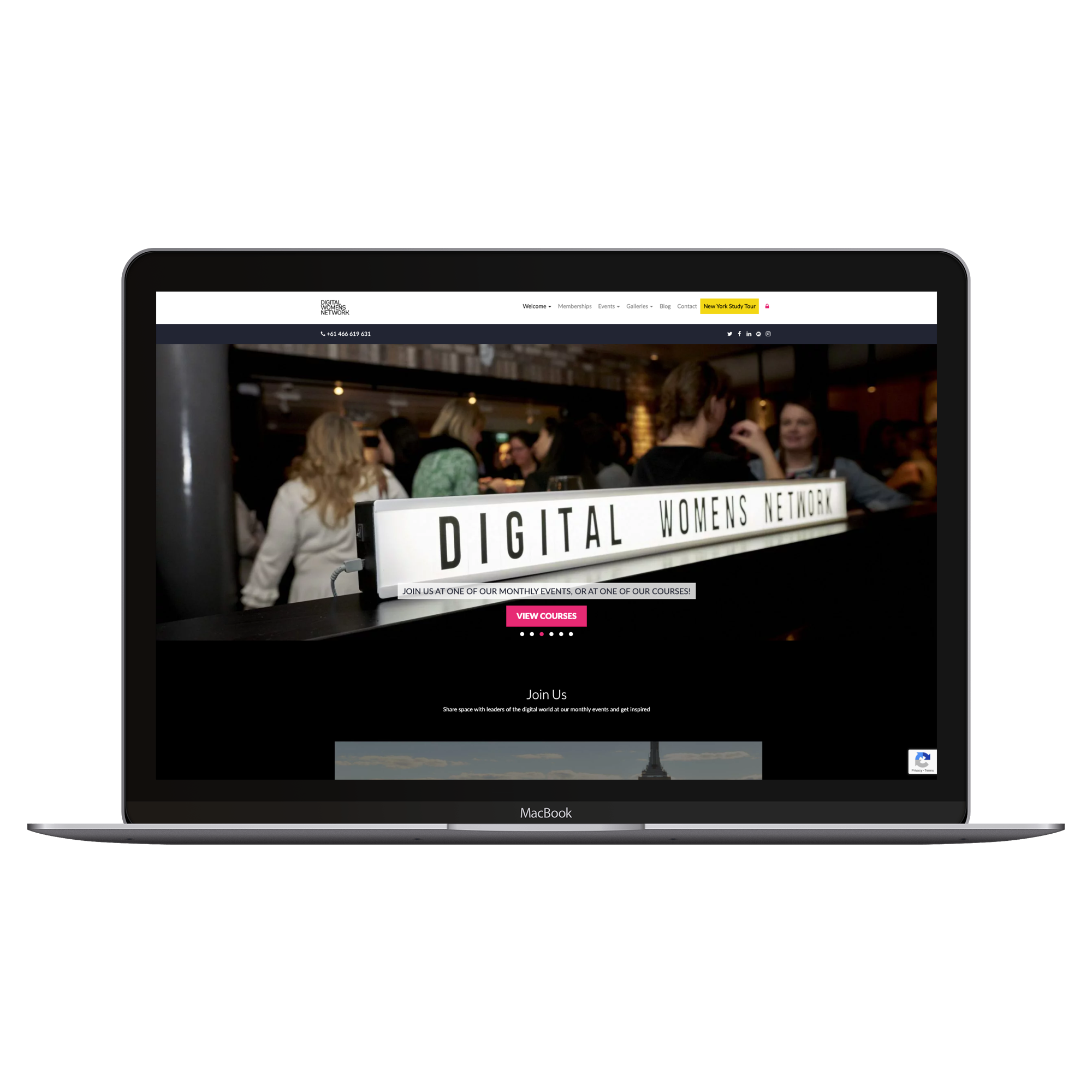 Digital Womens Network website