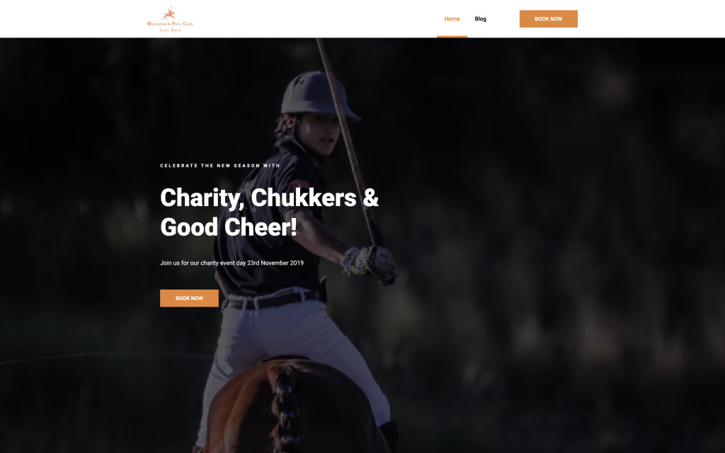 Marrakech Polo Club website