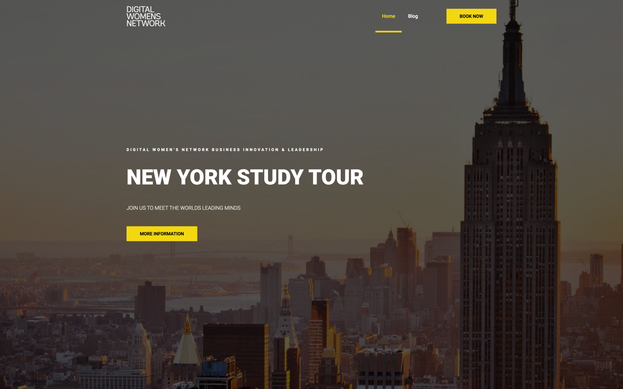 New York Study Tour website